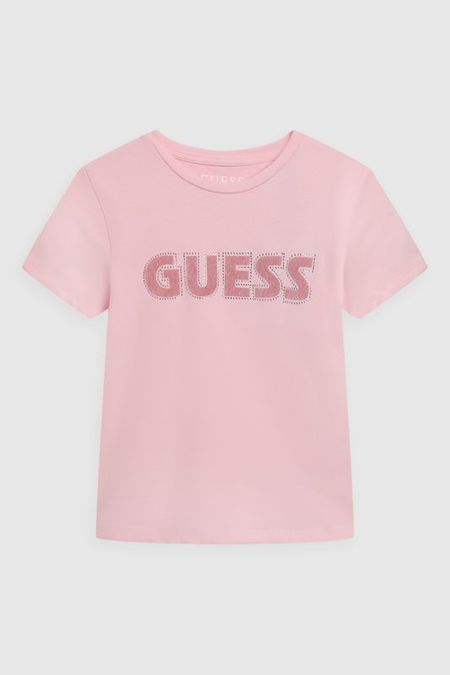 Футболка хлопковая с логотипом Guess