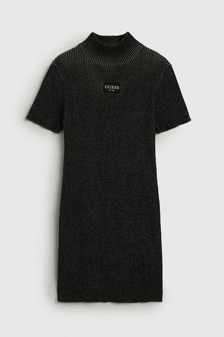 Платье вязаное с воротником стойкой Guess