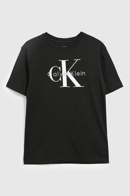 Футболка хлопковая с логотипом Calvin Klein Jeans
