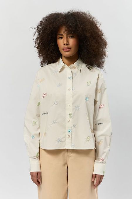 Рубашка прямого кроя укороченная Lee Cooper