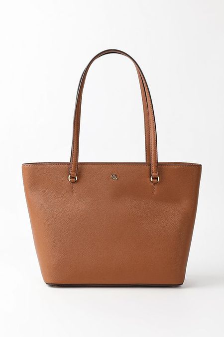 Сумка шоппер кожаная Karly Lauren Ralph Lauren