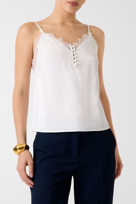 Топ на бретельках с кружевом Marciano by Guess