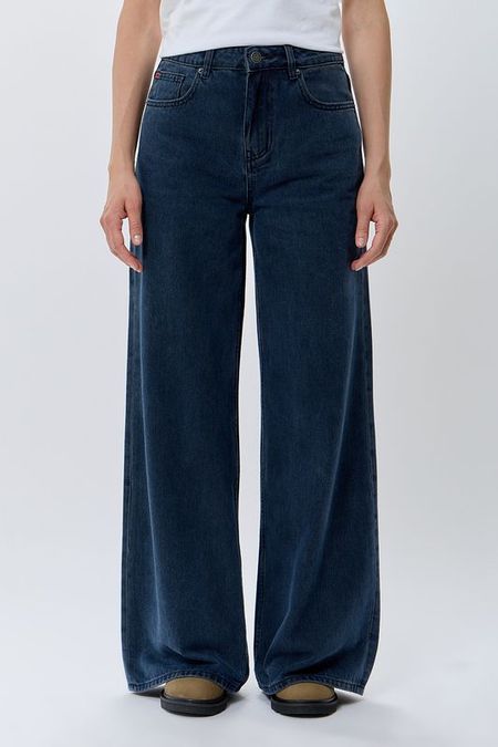 Джинсы с широкими брючинами Lee Cooper