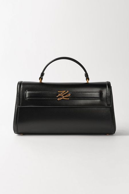 Сумка сэтчел кожаная Autograph Karl Lagerfeld