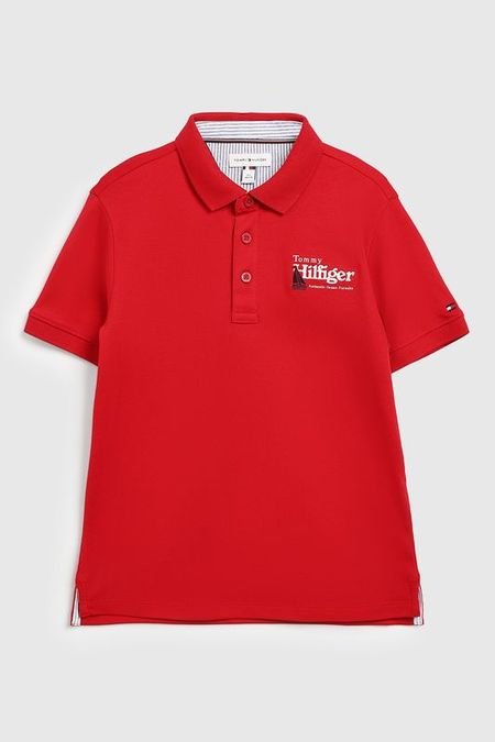Поло хлопковое Tommy Hilfiger