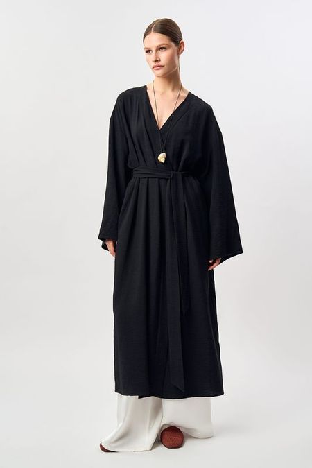 Платье-халат домашнее на поясе Fashion Rebels