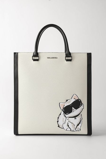 Сумка шоппер с принтом Ikon Karl Lagerfeld