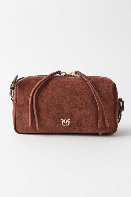 Сумка кросс-боди замшевая mini Pinko