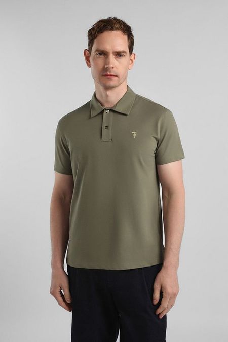 Поло из смесового хлопка Trussardi