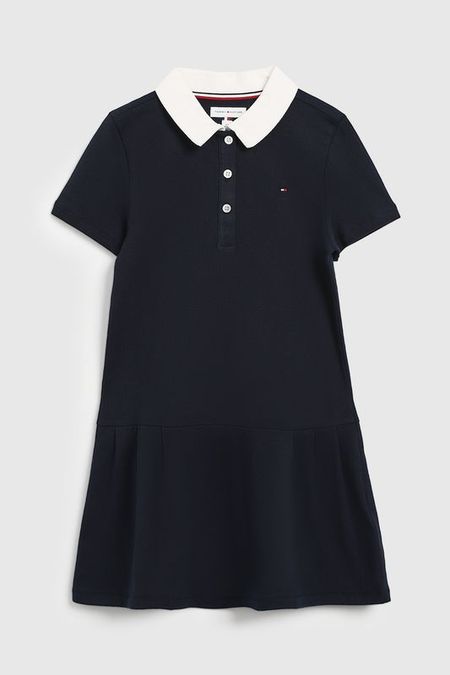 Платье хлопковое с воланом Tommy Hilfiger