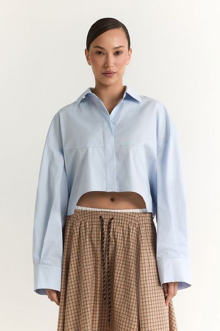 Рубашка укороченная TOPTOP