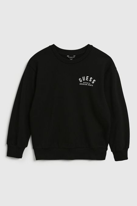 Свитшот хлопковый с логотипом Guess