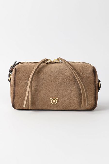 Сумка кросс-боди замшевая mini Pinko