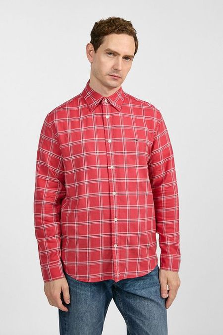 Рубашка хлопковая в клетку Tommy Jeans