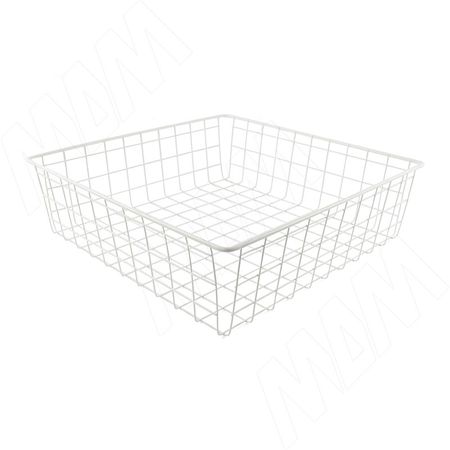 BASE Корзина сетчатая, 120х400х500 мм, белый (КС124050 БЕЛ)