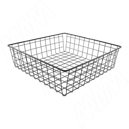 BASE Корзина сетчатая, 120х500х500 мм, черный (КС125050 ЧР)