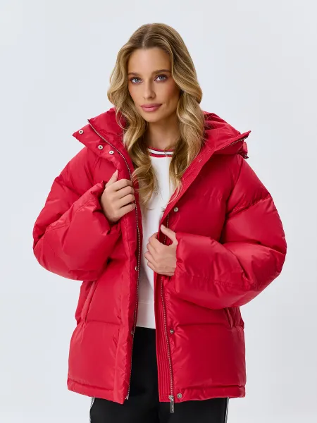 Яркий пуховик Oversize SAVAGE