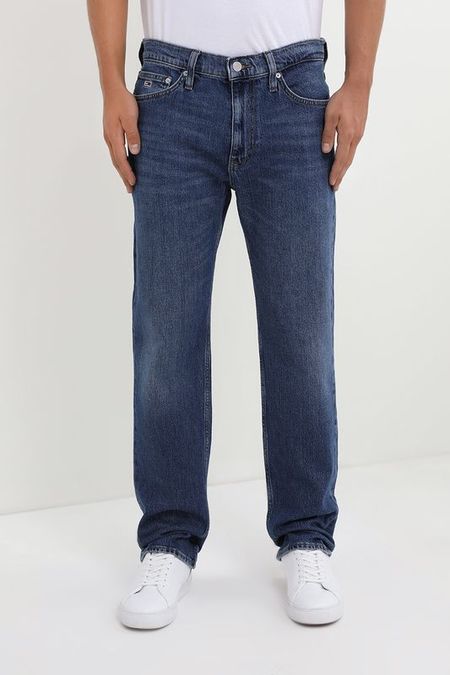 Джинсы с эффектом потертости Tommy Jeans