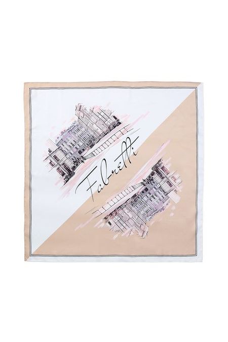 Платок с принтом FABRETTI