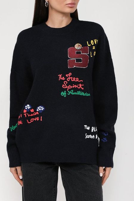 Джемпер с вышивкой Scotch & Soda