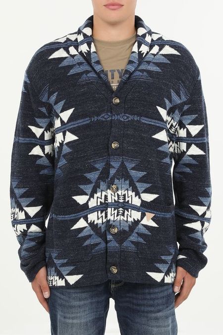 Кардиган хлопковый на пуговицах Guess