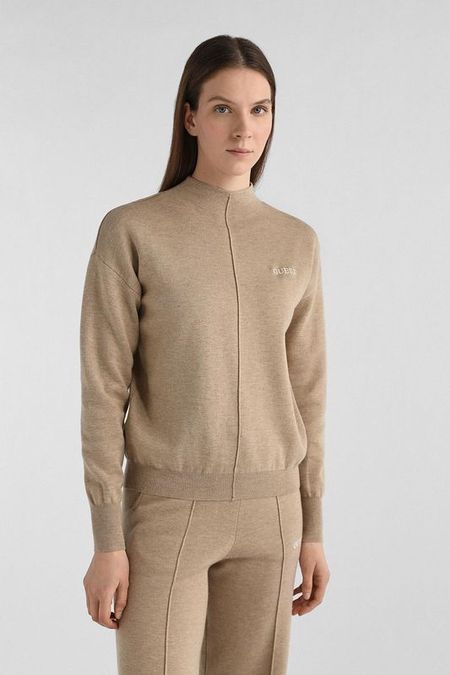 Джемпер с воротником стойкой Guess