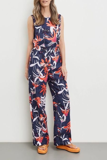 Льняные брюки свободного кроя Gerry Weber