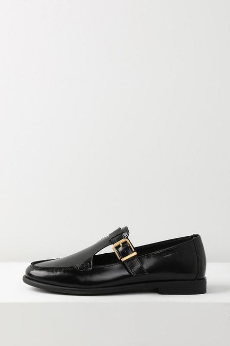 Туфли лоферы кожаные пряжкой Marc O'Polo