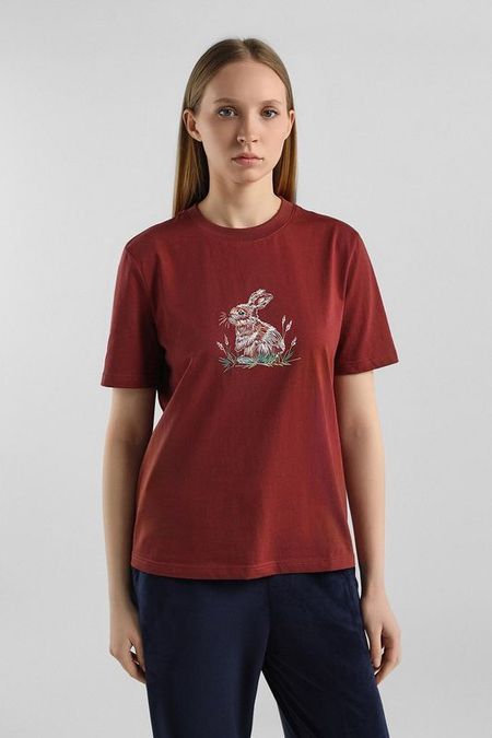 Футболка хлопковая с принтом BELUCCI