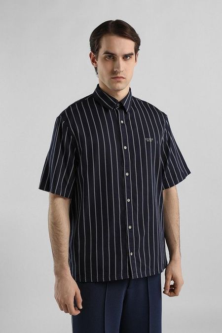 Рубашка хлопковая с коротким рукавом Guess