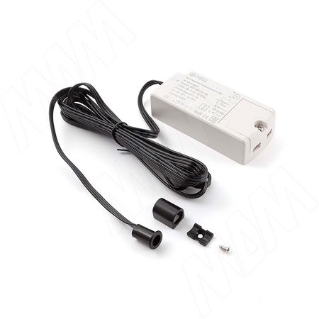 Выключатель инфракрасный (IR) на взмах руки, врезной, черный, 220V, 250W (SW2-MS-FM-1BL)