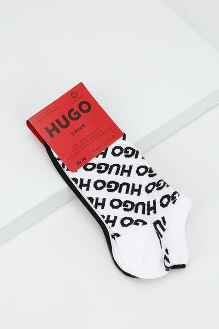 Набор из 2 пар хлопковых укороченных носков HUGO