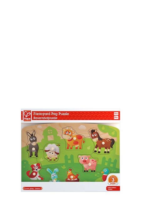 Вкладыши-пазл Ферма Hape