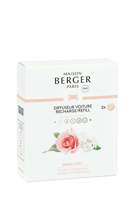 Сменный блок ароматизатора для авто Очарование Парижа, 2 шт Maison Berger Paris