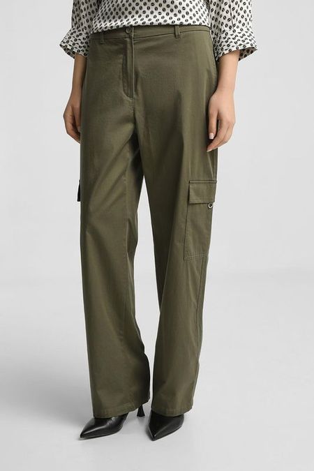 Брюки хлопковые с накладными карманами Gerry Weber