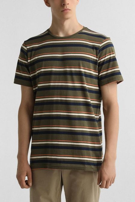 Футболка из смесового хлопка в полоску Blend