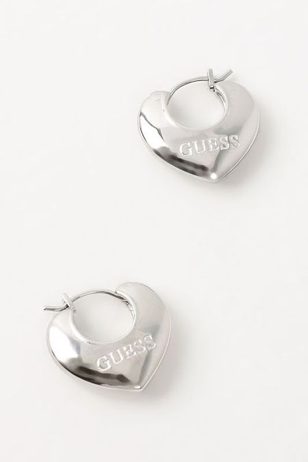 Серьги с логотипом Guess