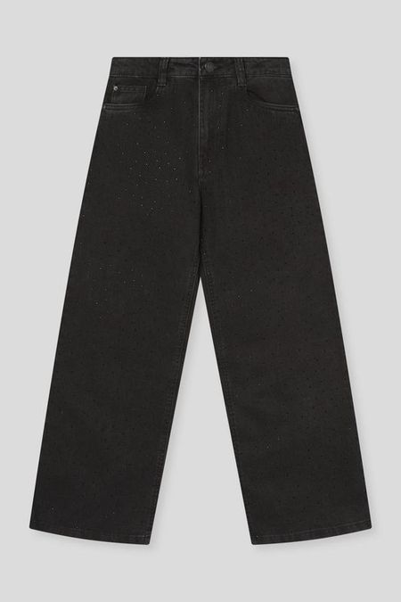Джинсы со стразами свободного кроя Republic of Denim
