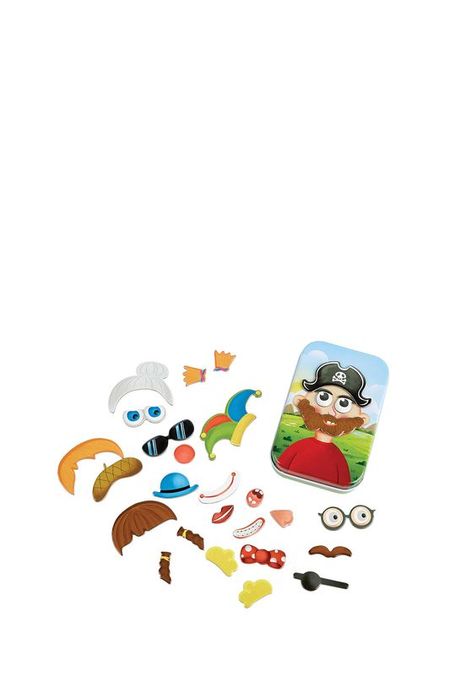 Настольная магнитная игра в дорогу  Собери смешной портрет Hape
