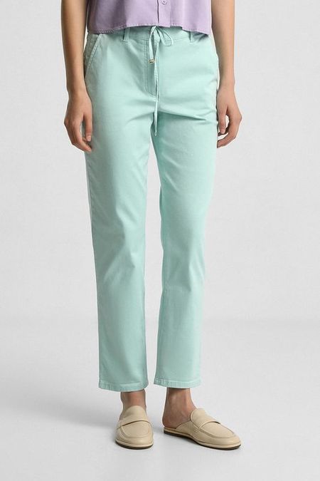 Брюки хлопковые зауженного кроя Gerry Weber