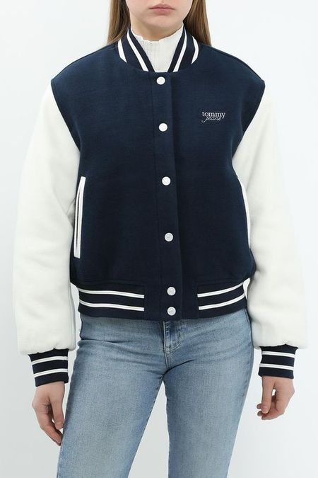 Куртка-бомбер с трикотажными манжетами Tommy Jeans