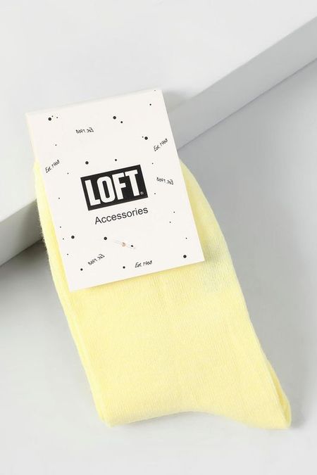 Хлопковые носки укороченные Loft