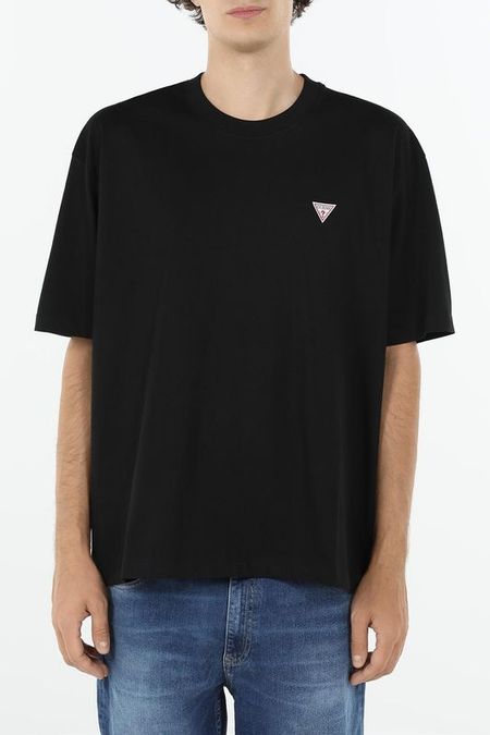Футболка хлопковая с логотипом Guess Jeans