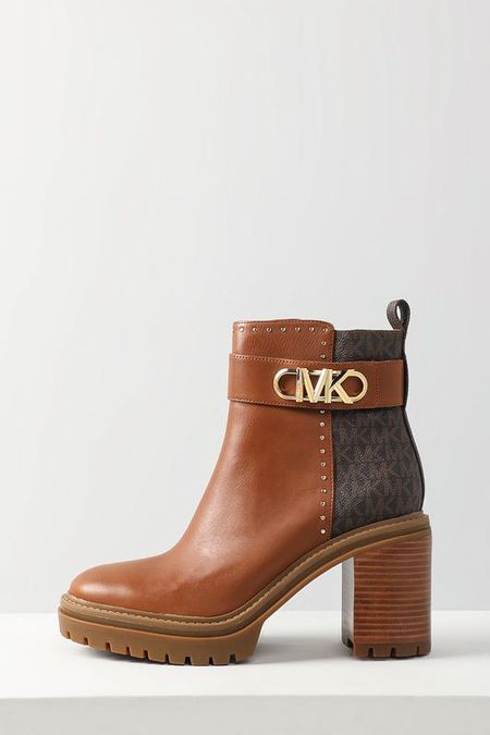 Кожаные ботильоны Parker Lug Bootie Michael Michael Kors