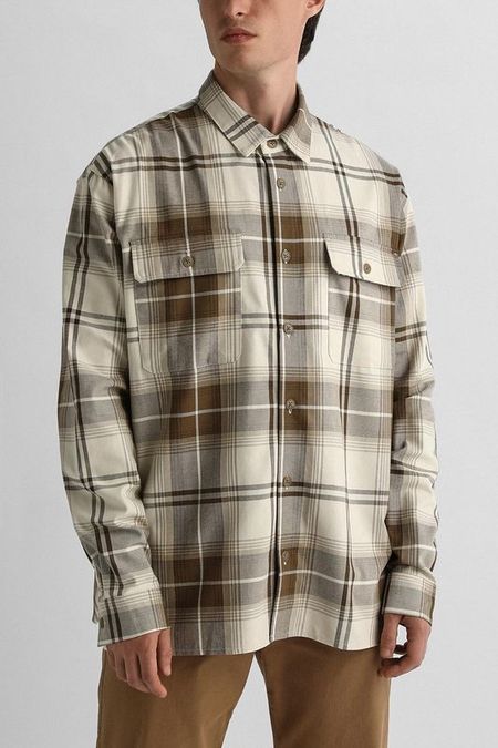 Рубашка хлопковая в клетку Casual Friday