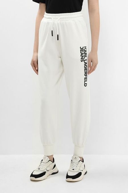 Джоггеры хлопковые на кулиске Karl Lagerfeld Jeans