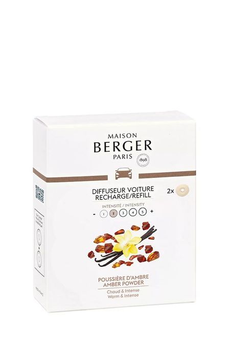 Авто сменный блок Амбровая Вуаль, 2 шт Maison Berger Paris