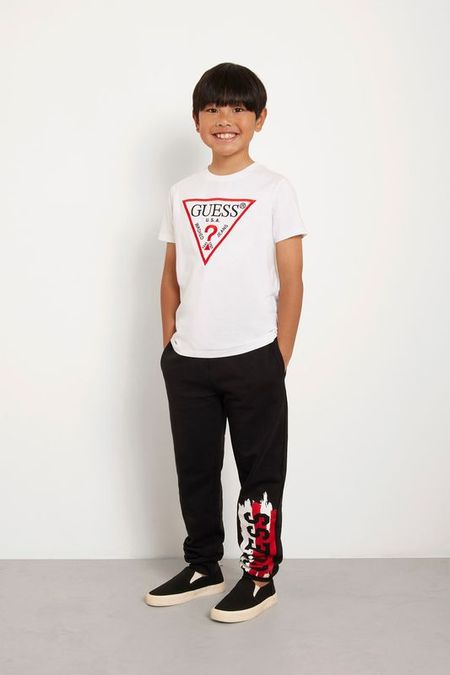 Футболка хлопковая с логотипом Guess