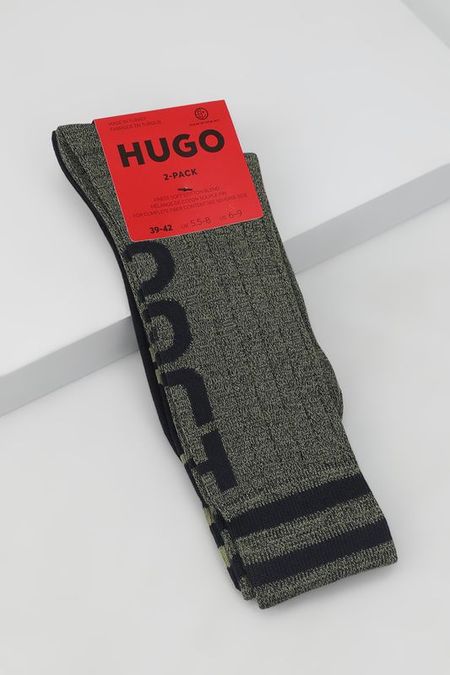 Набор из 2 пар классических хлопковых носков HUGO