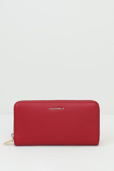 Кошелек кожаный Metallic Soft Coccinelle